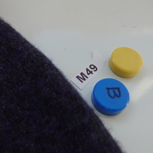 Banana‎ Republic Sweater Mens Size Large Blue Wool Casual Knitted Italian VTG - Picture 8 of 8